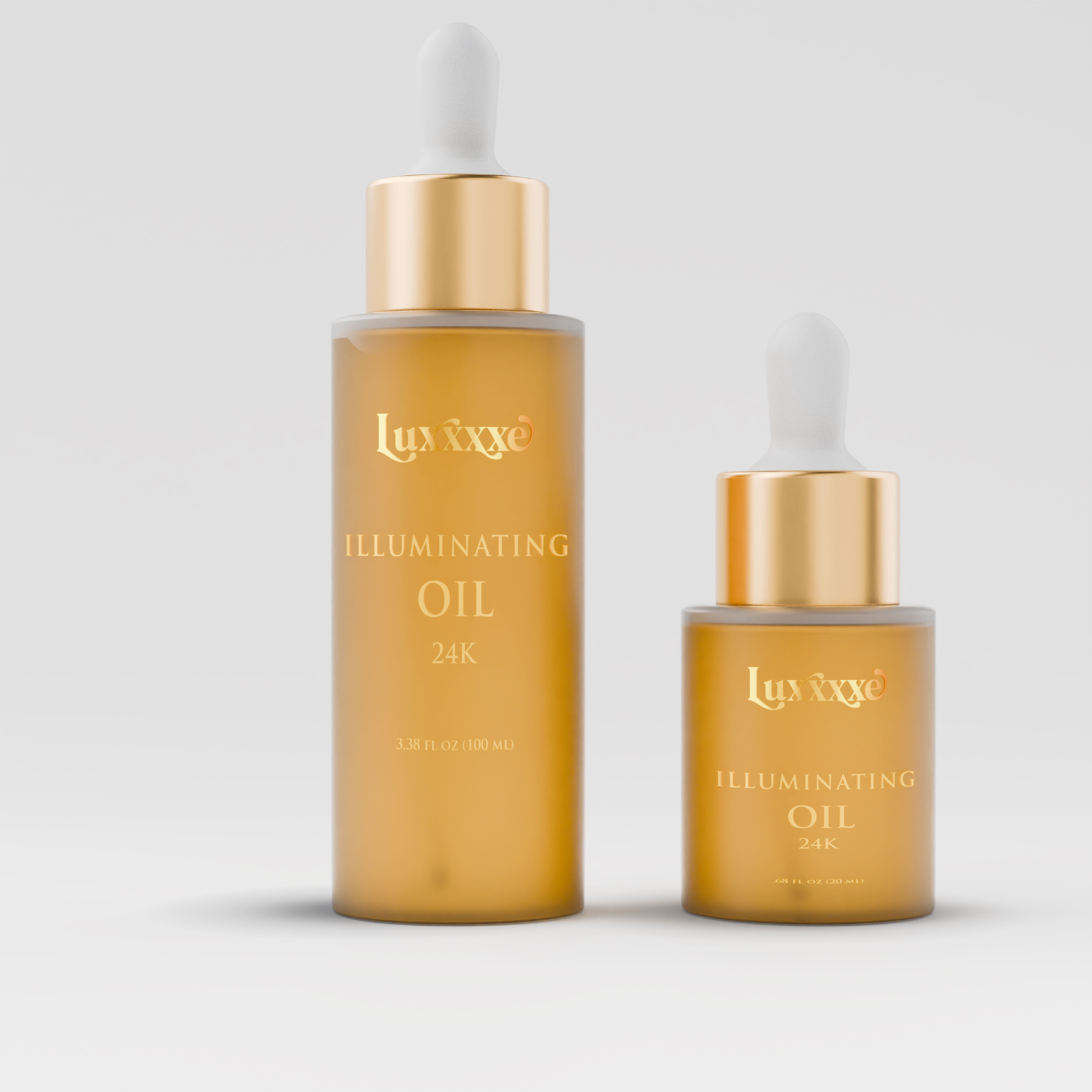 Aceite iluminador de oro de 24 quilates.