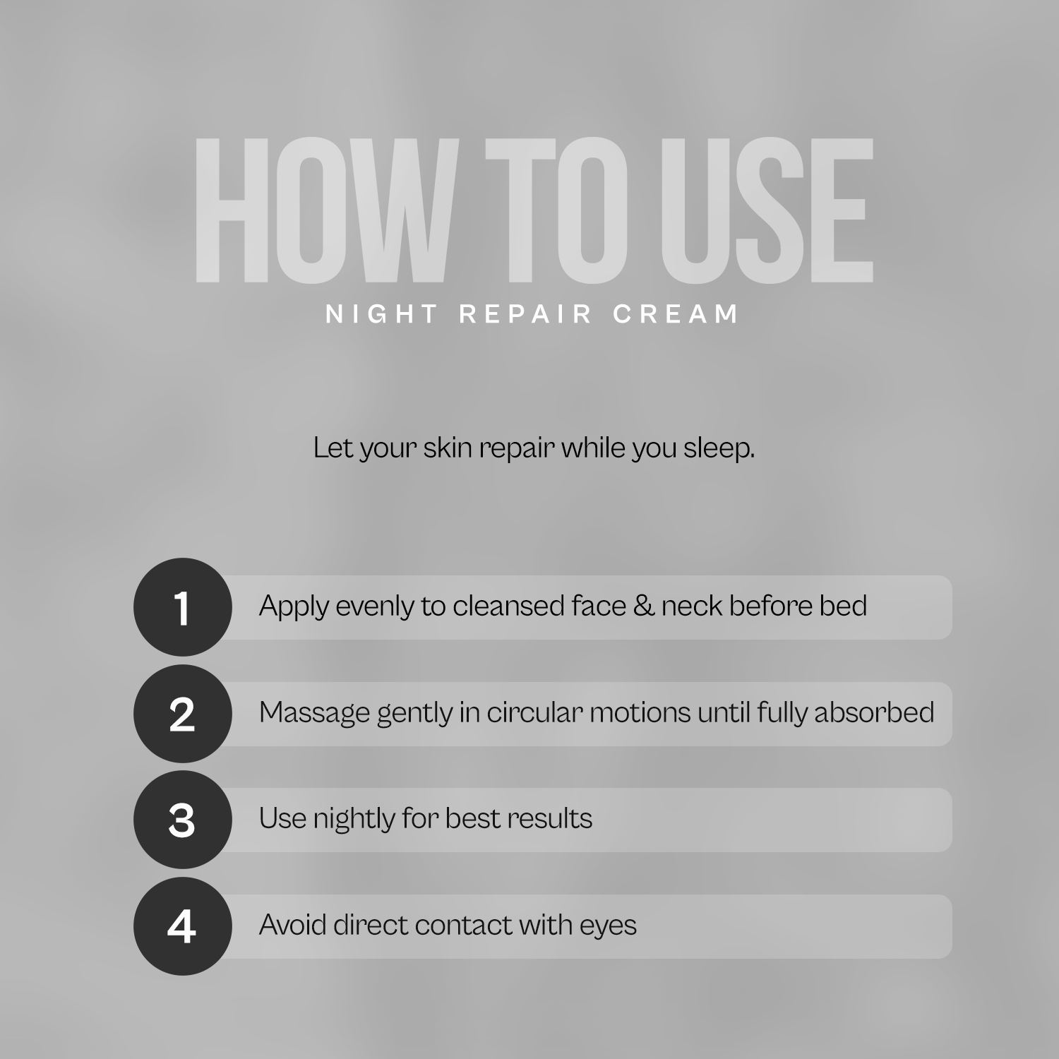 Crema Reparadora de Noche