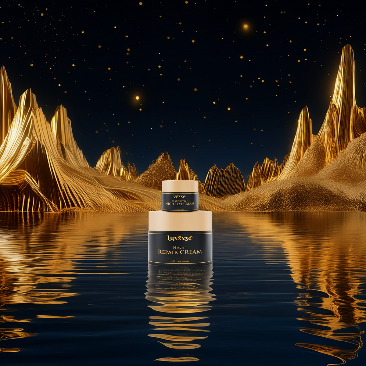 Night Repair Duo | Overnight Anti-Aging Skincare Set | Luxxxxe