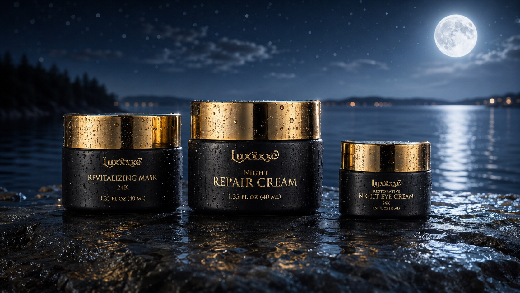 The Night Time Ritual | Anti-Aging Night Cream & Eye Care Set